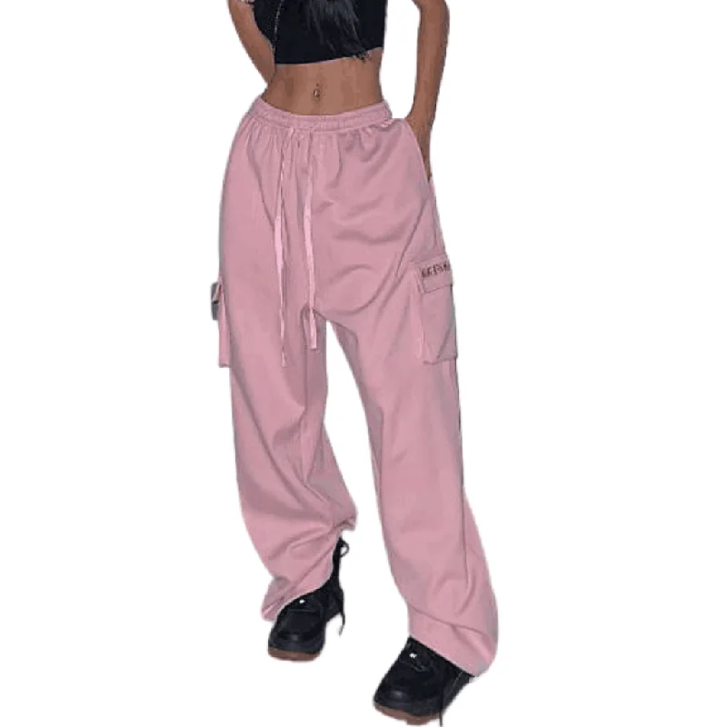 Women's Y2k Pink Sweatpants