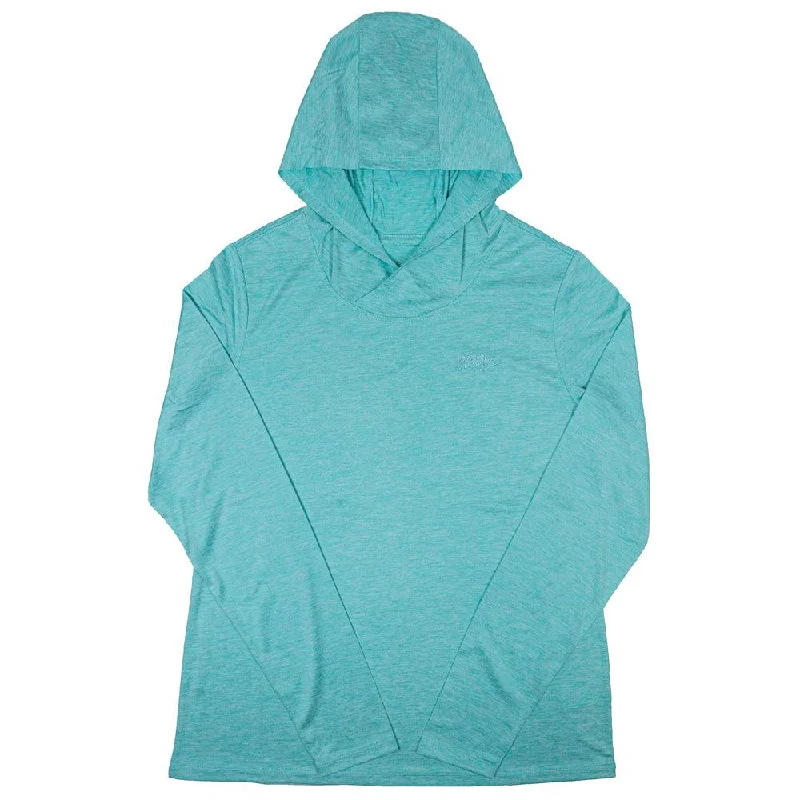 "Easy Breezy" Heather Turquoise Hoody