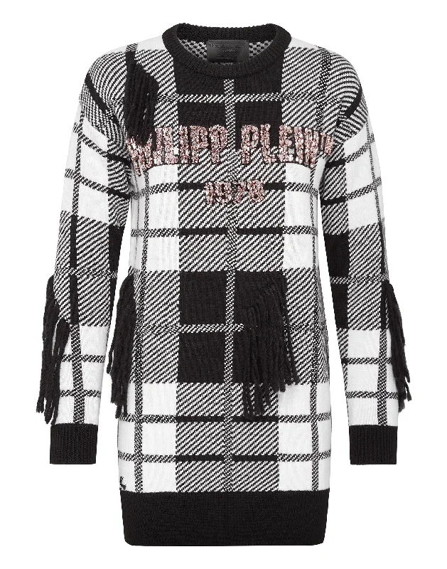 Pullover Round Neck SS Tartan