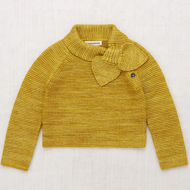 Scout Pullover in Citron by Misha & Puff